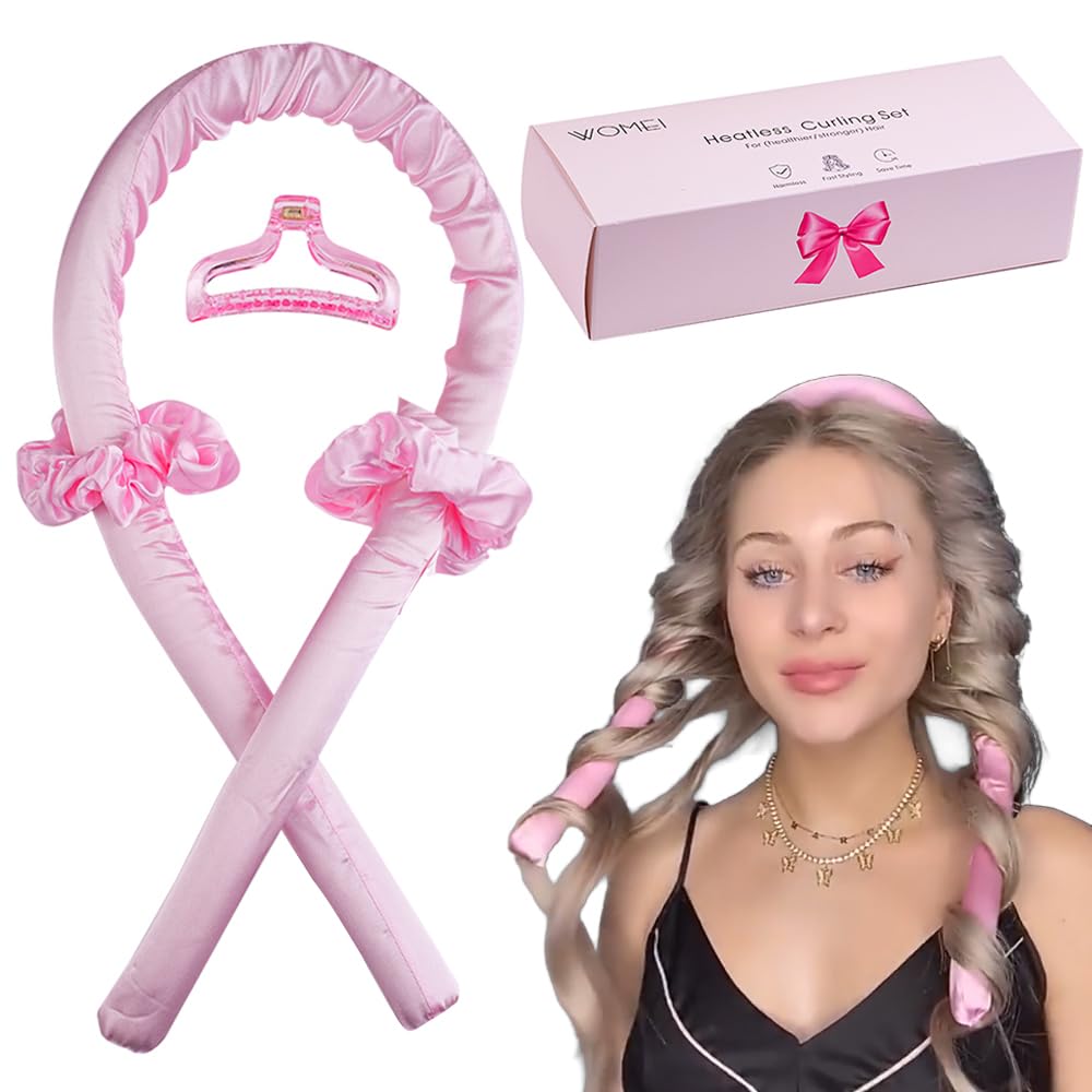 Heatless Silk Curling Rod Hair Set