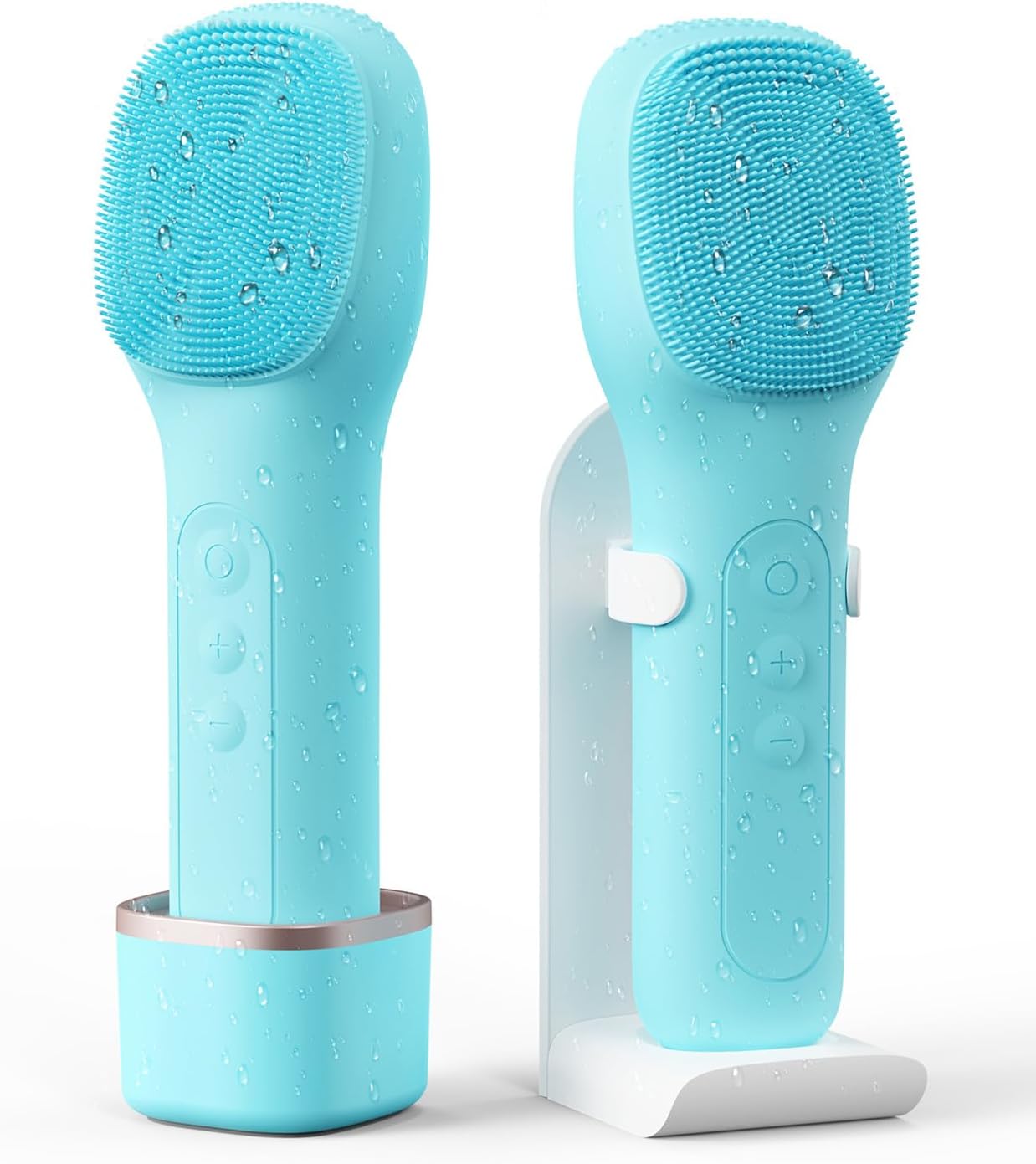 Rechargeable Sonic Silicone Facial Cleansing Brush for Softer Skin
