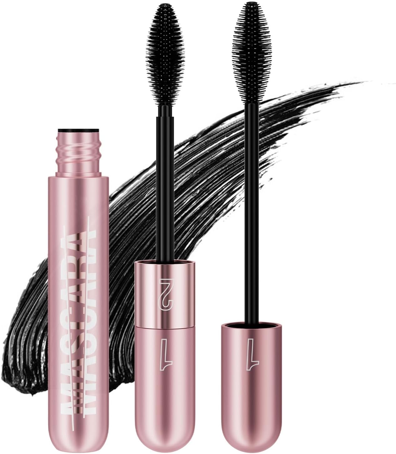 Waterproof Fiber Mascara Wand for Bold, Fuller-Looking Lashes