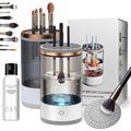 Electric Makeup Brush Cleaner That Spins Brushes Dry in Seconds