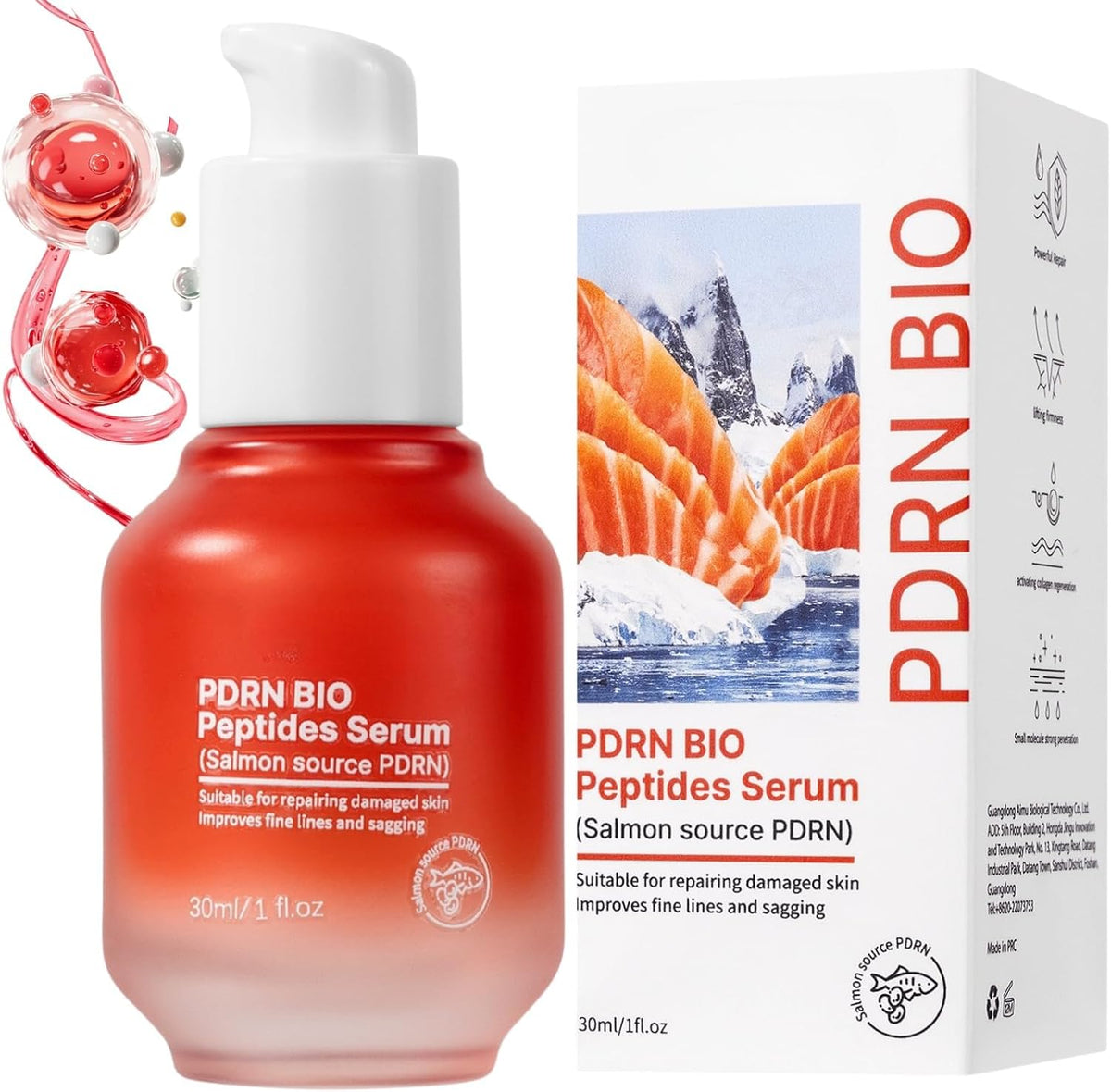 Salmon PDRN Peptide Anti-Aging Serum