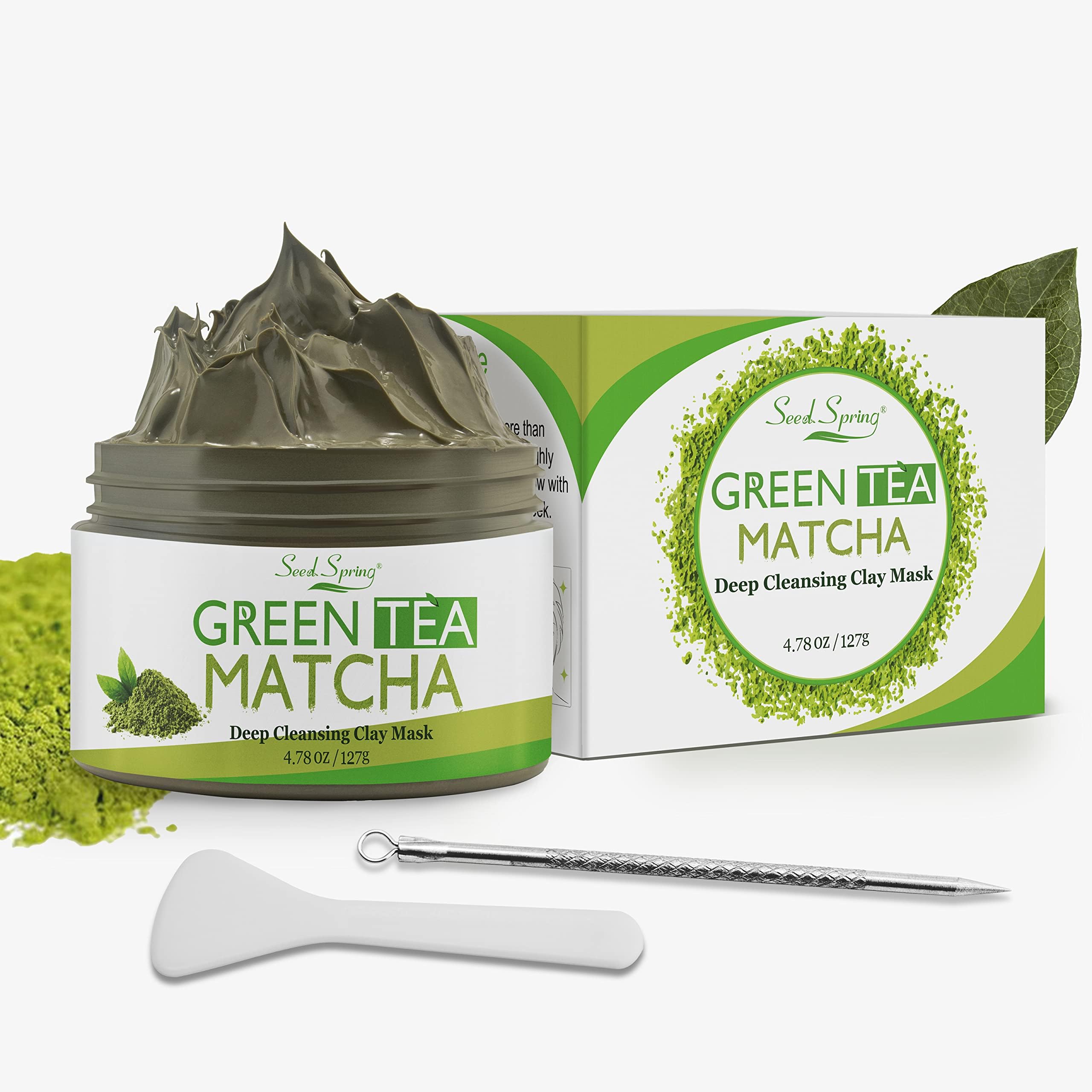 Matcha Green Tea Clay Mask That Deep Cleans and Minimizes Pores