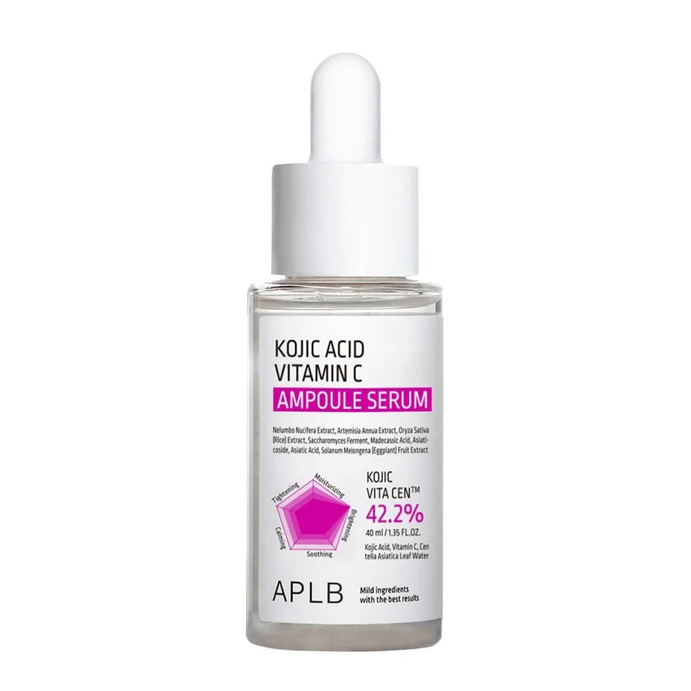 Kojic Acid & Vitamin C Brightening Serum for Even Skin Tone