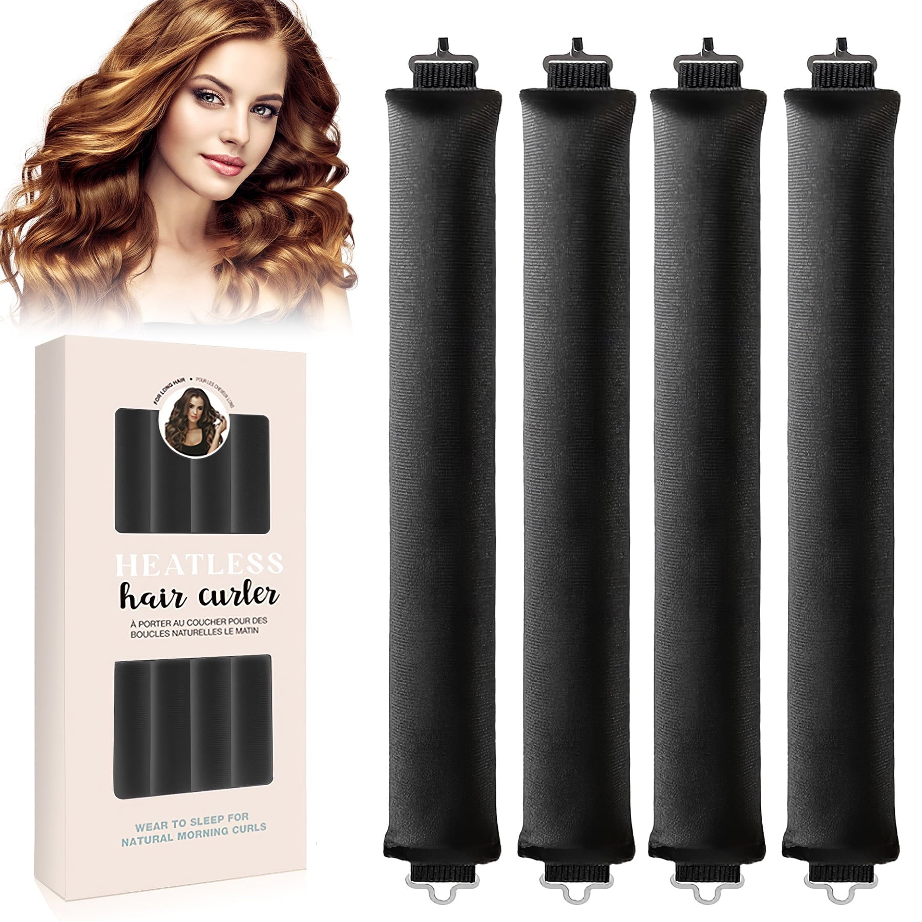 Heatless Overnight Curl Rods for Bouncy, Voluminous Curls
