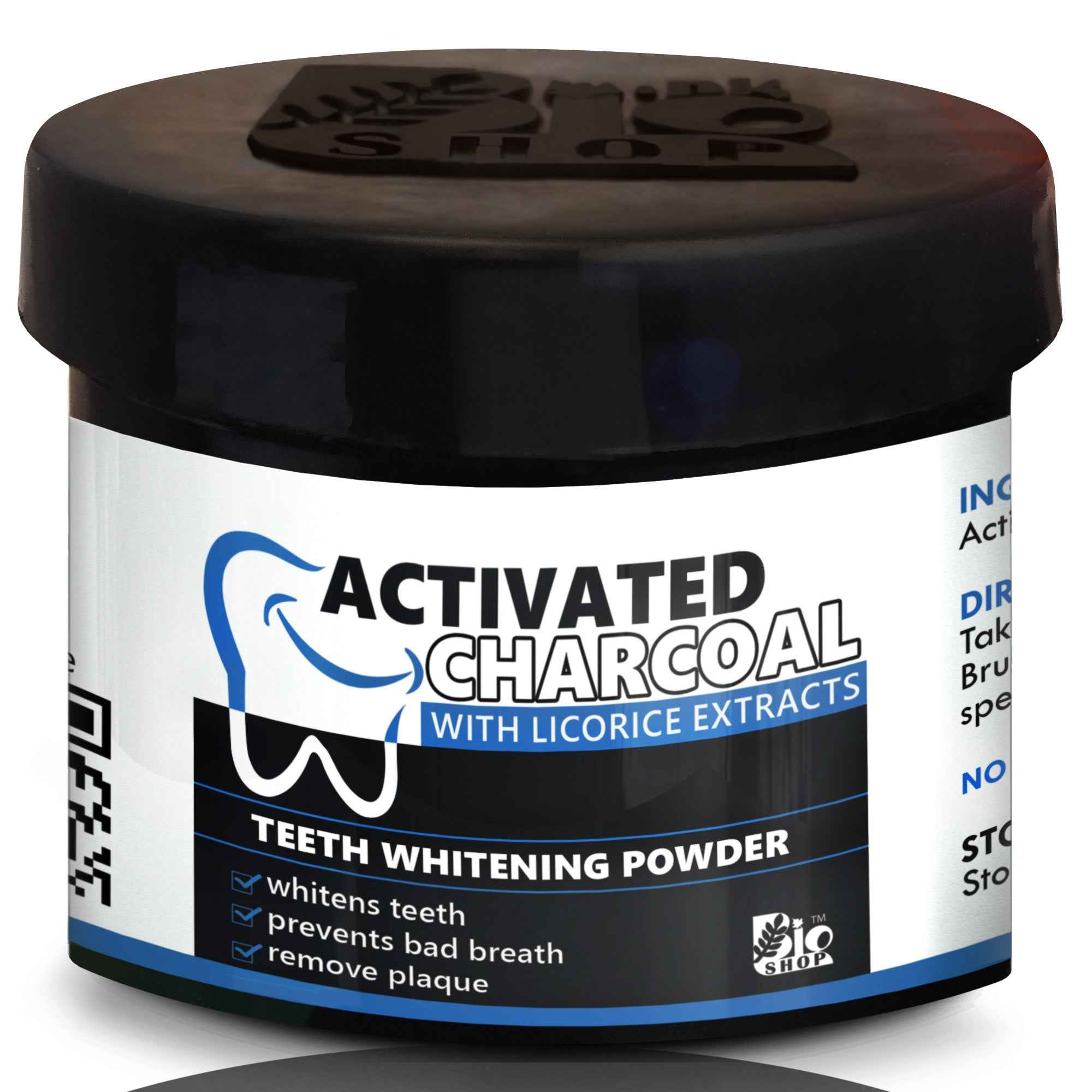 Activated Charcoal Teeth Whitening Powder for a Brighter Smile