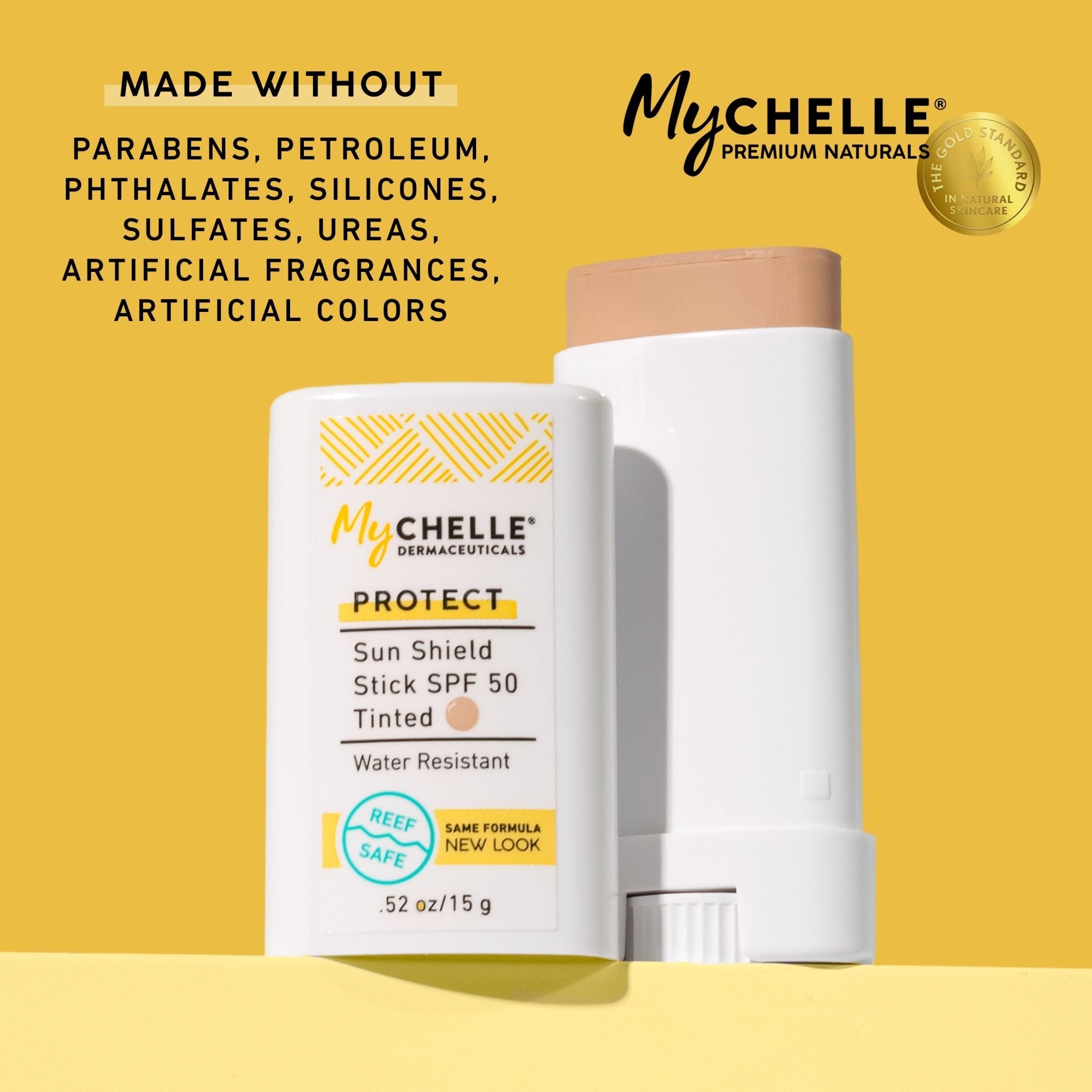 SPF 50 Tinted Mineral Sunscreen Stick for Face & Body
